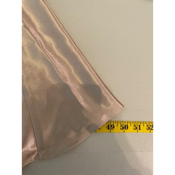 Jenny Yoo Gold One-Shoulder Dress - Picture 10 of 10